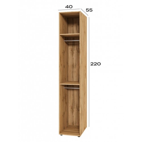 Корпус модуль 2 (h-2200*400) Спейс на 1 фасад Світ Меблів