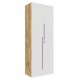 Шафа Світ Меблів Спейс дводверна зі штангою та полицями 80х220х57 см, дуб аппалачі / німфея альба