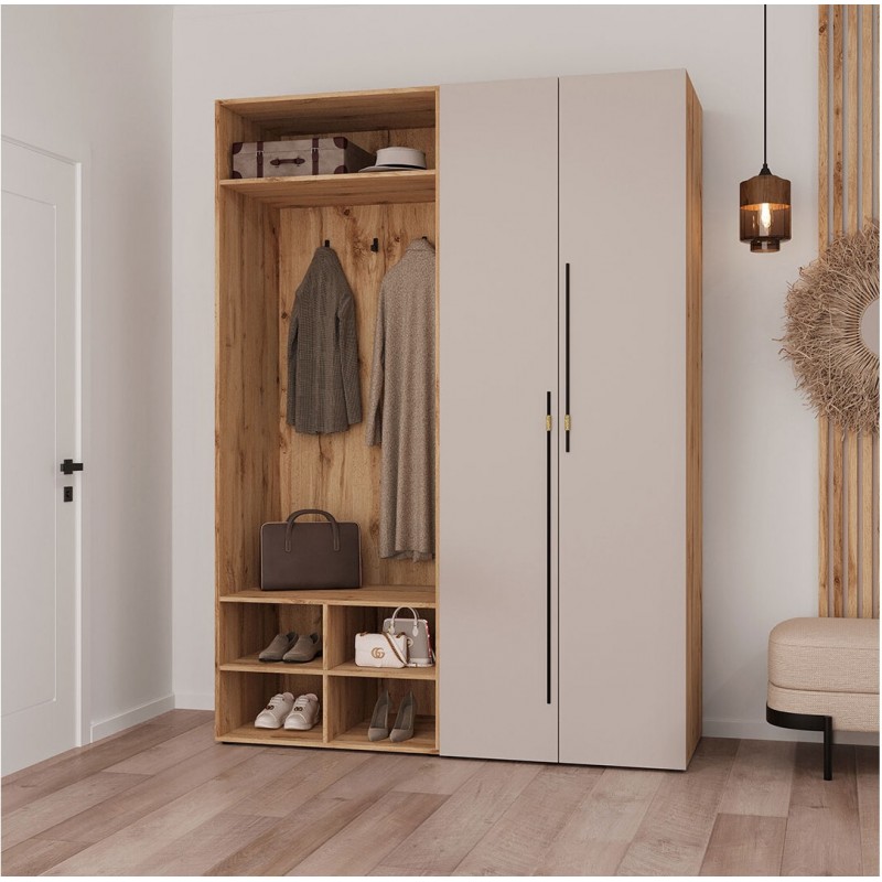 Передпокій Світ Меблів Спейс 160 см, дуб аппалачі / кашемір