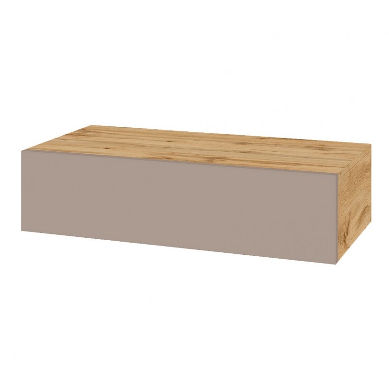 Туалетний столик Світ Меблів Спейс 1 шухляда 80 см, дуб аппалачі / тоффі