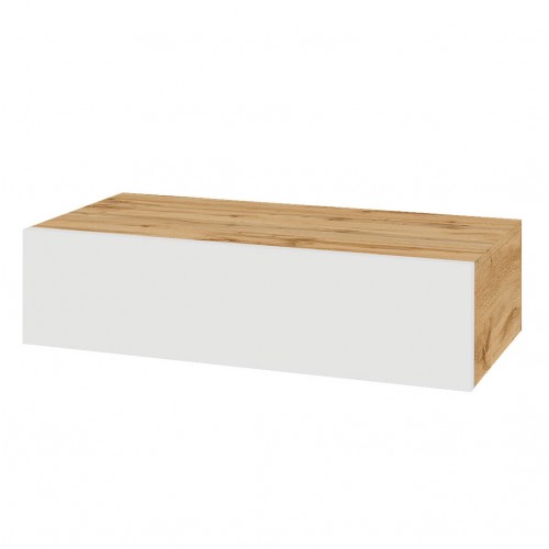 Туалетний столик Світ Меблів Спейс 1 шухляда 80 см, дуб аппалачі / німфея альба