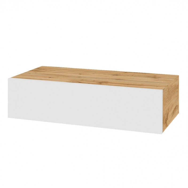 Туалетний столик Світ Меблів Спейс 1 шухляда 80 см, дуб аппалачі / німфея альба