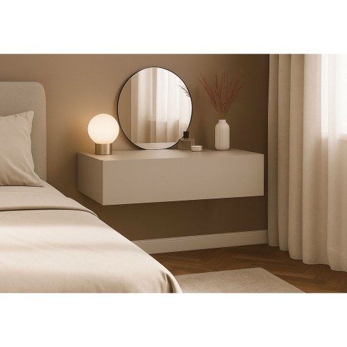 Туалетний столик Світ Меблів Спейс 1 шухляда 80 см, кашемір