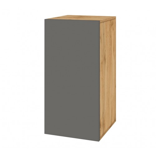 Комод Світ Меблів Спейс однодверний з полицями 40 см, дуб аппалачі / графіт