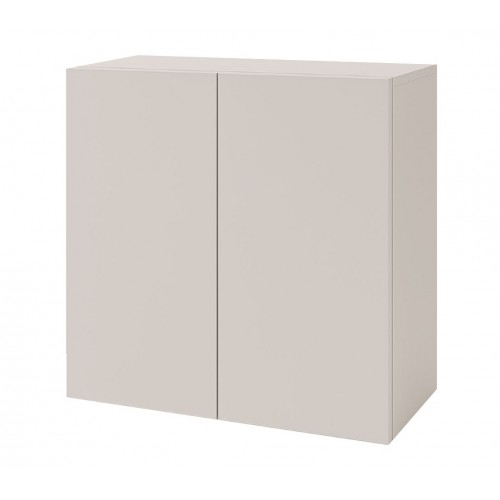 Комод Світ Меблів Спейс дводверний з полицями 80 см, кашемір