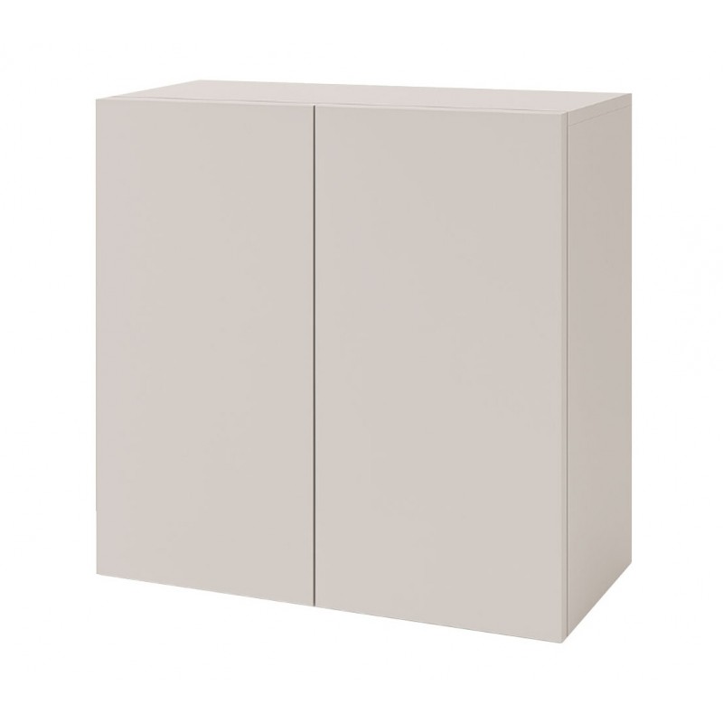 Комод Світ Меблів Спейс дводверний з полицями 80 см, кашемір