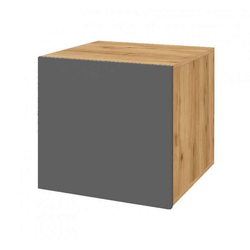 Антресоль до шафи Світ Меблів Спейс 40 см, дуб аппалачі / графіт