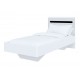 Ліжко Світ Меблів Бянко (без каркаса) 90х200 см, Біле з чорною вставкою