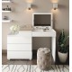 Туалетний столик Світ Меблів Мая з шухлядами та підйомним дзеркалом 117,4 см, Німфеа альба