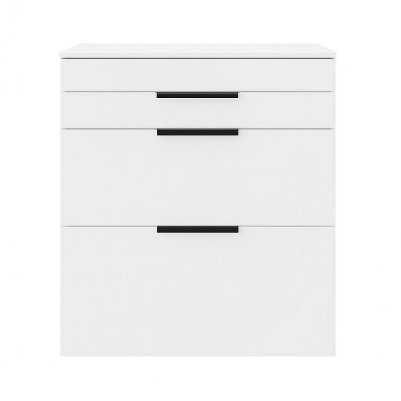 Туалетний столик Світ Меблів Лола з шухлядами, підйомним дзеркалом та висувною банкеткою на колесах 70 см, Німфеа альба