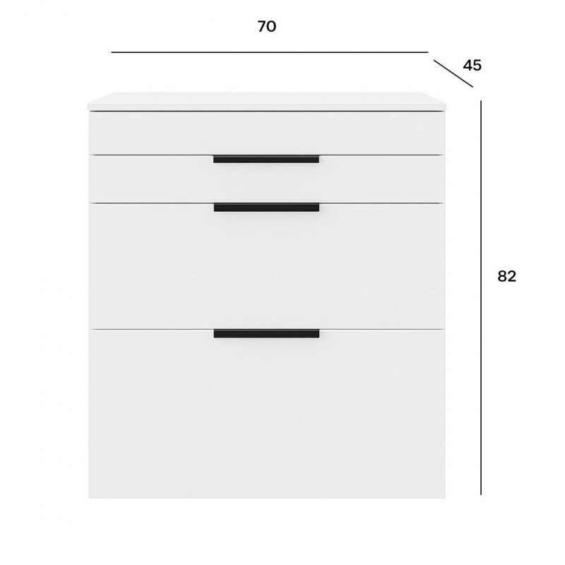 Туалетний столик Світ Меблів Лола з шухлядами, підйомним дзеркалом та висувною банкеткою на колесах 70 см, Німфеа альба