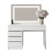 Туалетний столик Світ Меблів Ніка з шухлядами 120 см, Німфеа альба