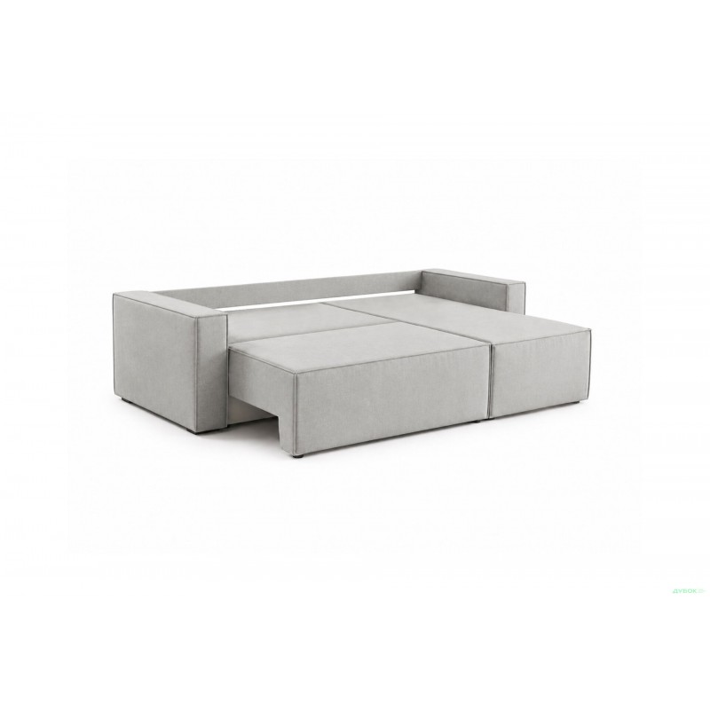 М'який куточок Рекам 263х160 см, сірий (Delano 705) Віка