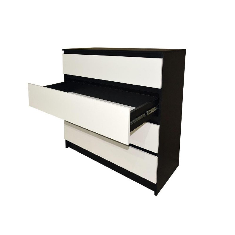 Комод 1 (чорний/білий) Світ Меблів