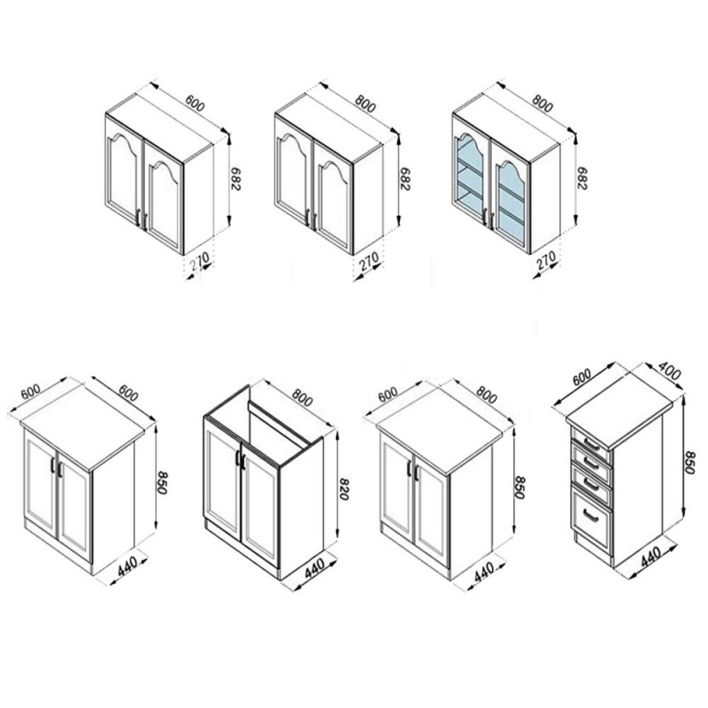 Кухня готова Оля 2.6 м Світ Меблів
