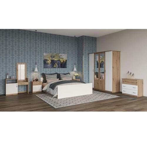 Ліжко 2-сп (б/матрацу та каркаса) Кім Світ Меблів