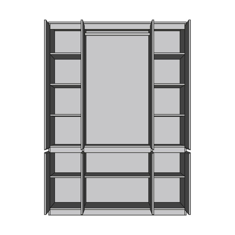 Шафа 4Д + 4Д Мія Світ Меблів