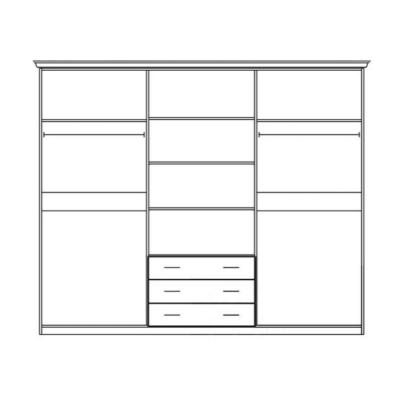 Шафа 6Д ДІАНА Світ Меблів