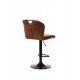 Барний стілець В-102 бренді + чорний Vetro Mebel
