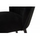 Напівбарний стілець B-126 чорний + чорний Vetro Mebel