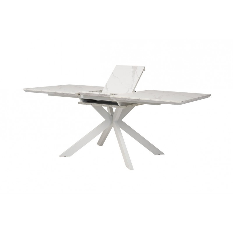 Стіл МДФ TML-630 білий мармур Vetro Mebel