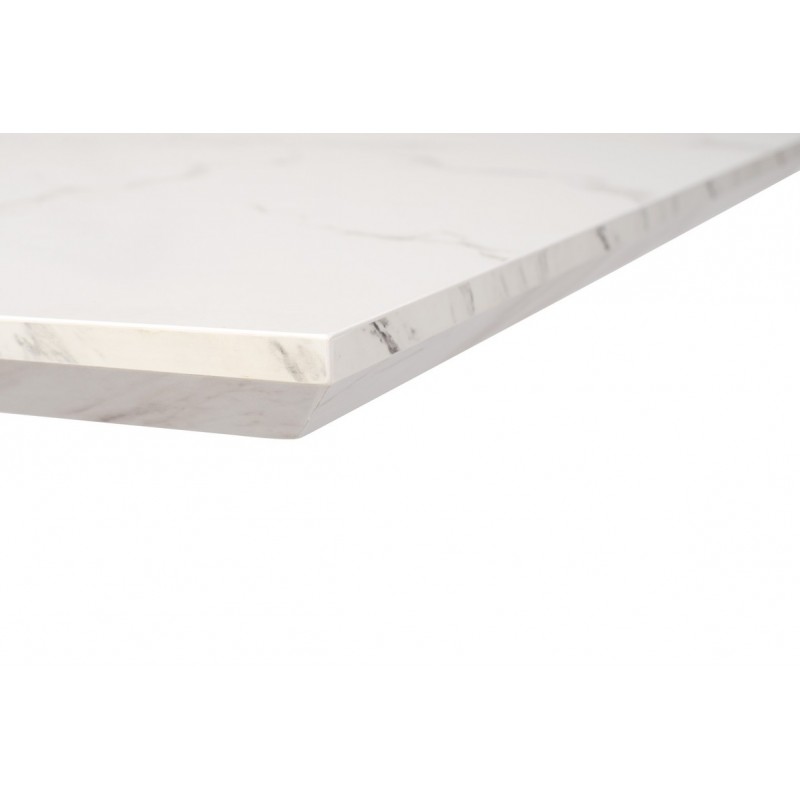 Стіл МДФ TML-630 білий мармур Vetro Mebel