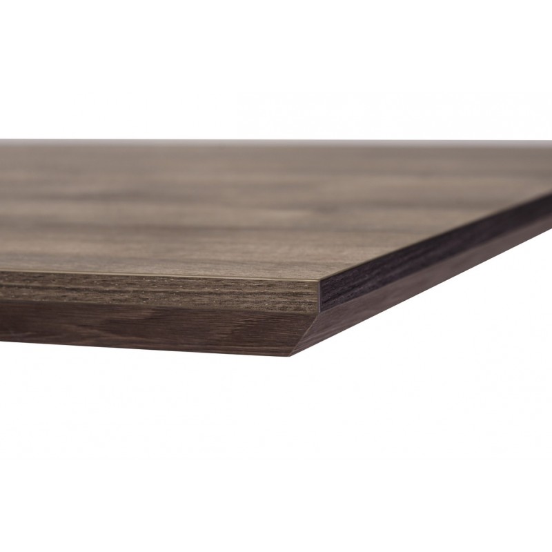 Стіл МДФ TML-635 попільний дуб + чорний Vetro Mebel