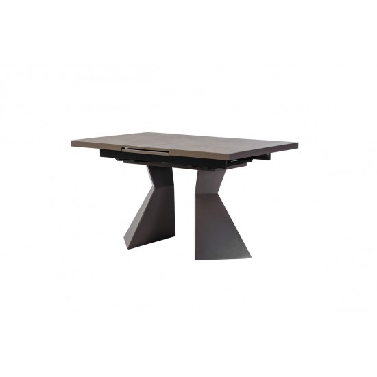 Керамічний стіл TML-845 гріджіо латте + латте Vetro Mebel