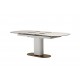 Керамічний стіл TML-828 камео білий мармур + золото Vetro Mebel