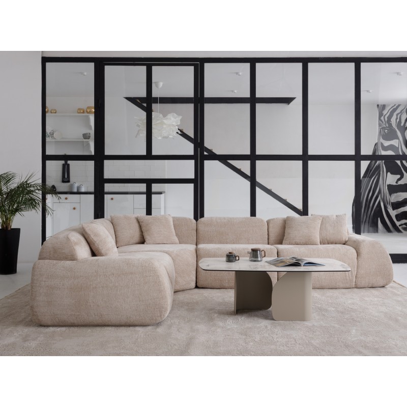 Безкаркасний модульний диван "Дакота" перлинний беж 
Vetro