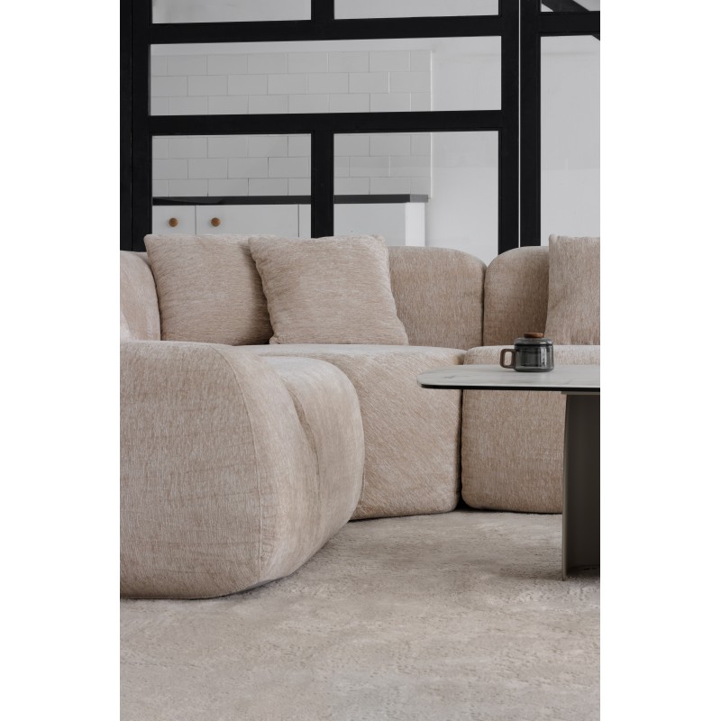 Безкаркасний модульний диван "Дакота" перлинний беж 
Vetro