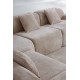 Безкаркасний модульний диван "Дакота" перлинний беж 
Vetro