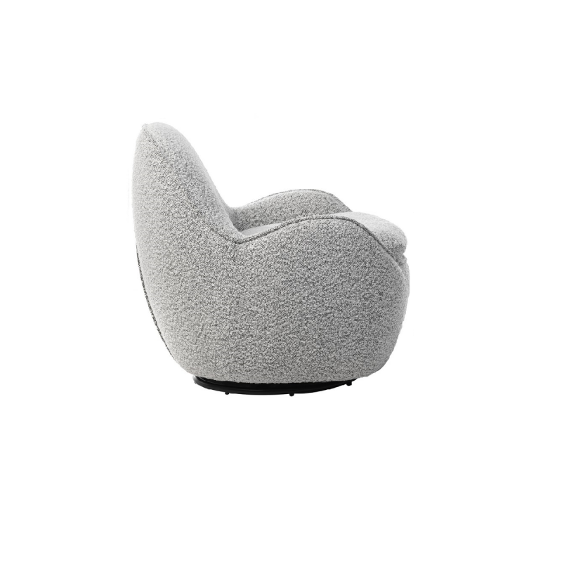 Поворотне крісло Каллісто сірий Vetro Mebel