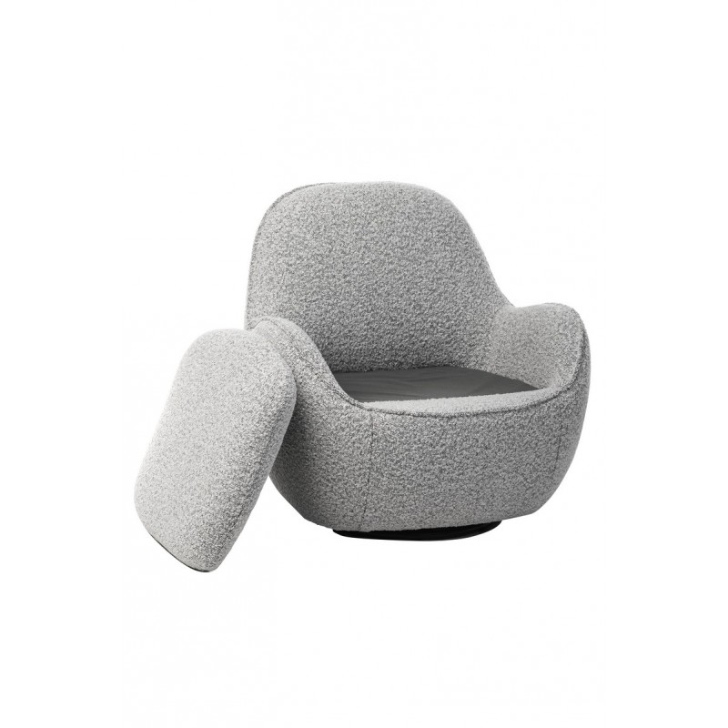 Поворотне крісло Каллісто сірий Vetro Mebel