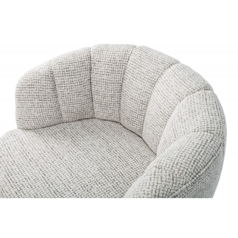 Поворотне крісло "Верона" сніжний графіт 
Vetro Mebel