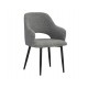 Стілець M-234 холодний сірий + чорний Vetro Mebel