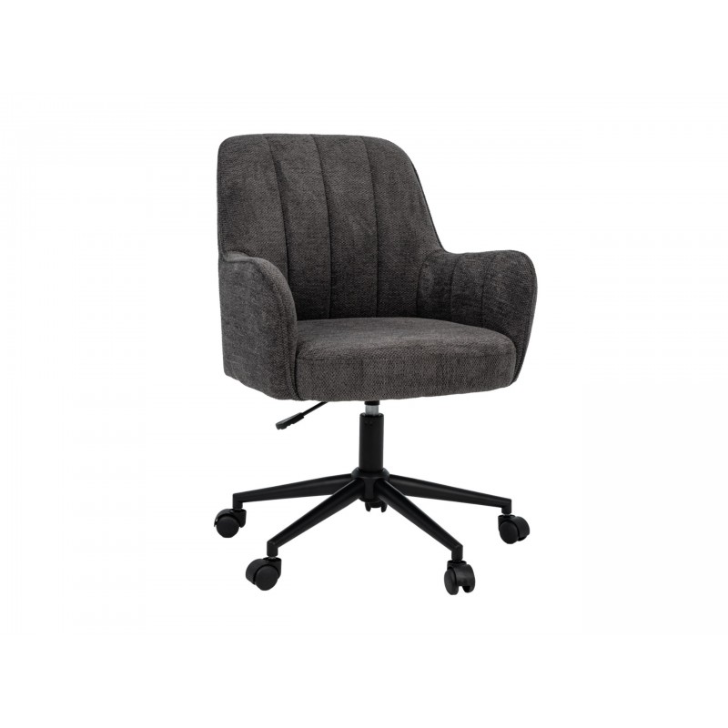 Крісло офісне O-10 темний графіт + чорний 
Vetro