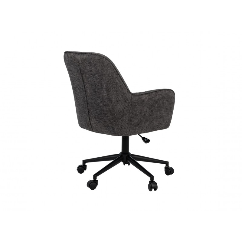 Крісло офісне O-10 темний графіт + чорний 
Vetro