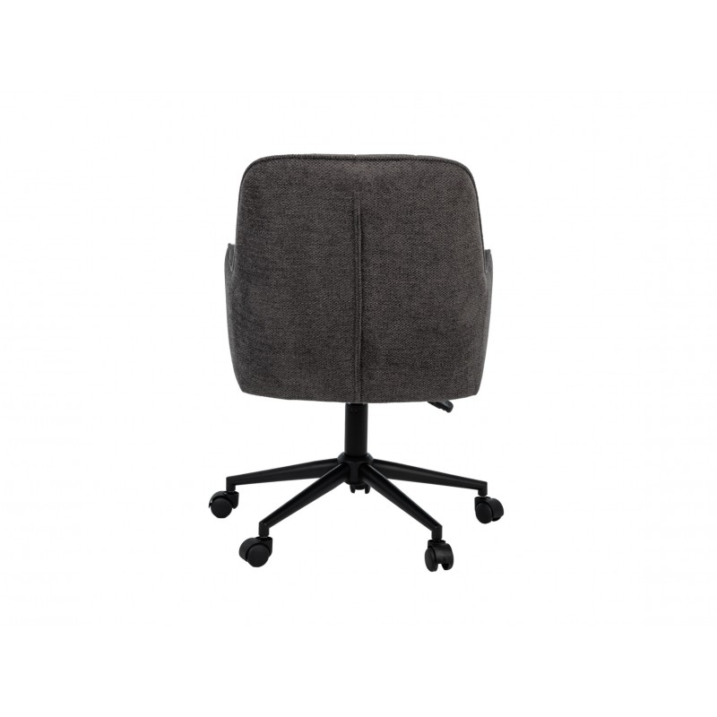 Крісло офісне O-10 темний графіт + чорний 
Vetro