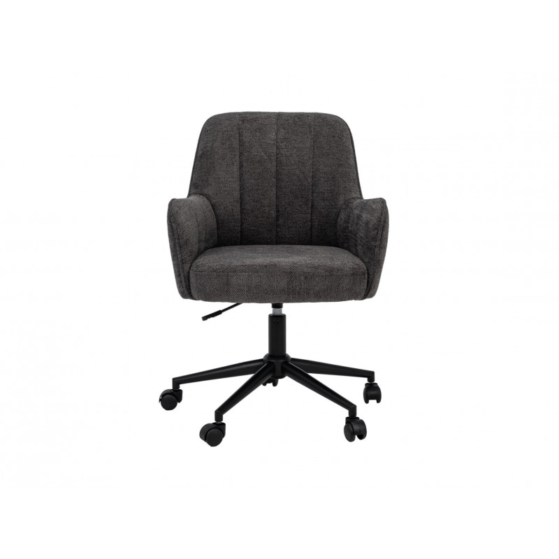 Крісло офісне O-10 темний графіт + чорний 
Vetro
