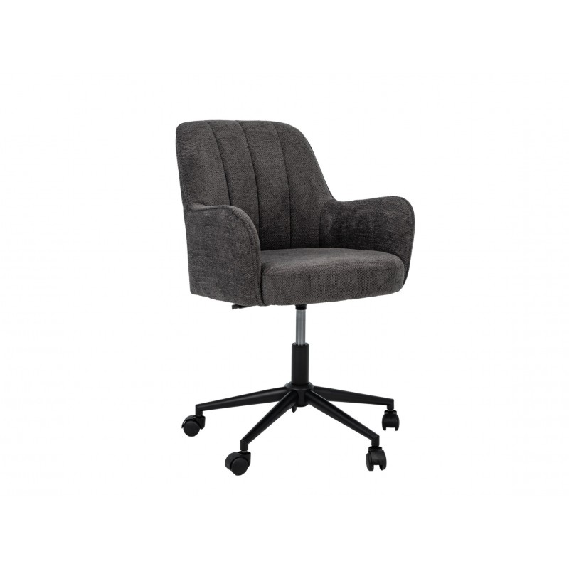 Крісло офісне O-10 темний графіт + чорний 
Vetro