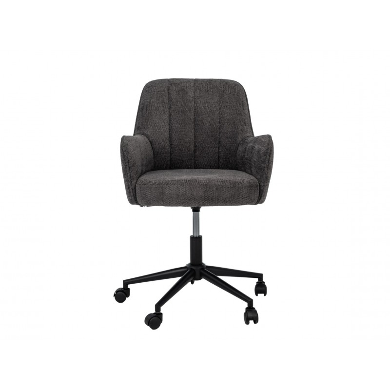 Крісло офісне O-10 темний графіт + чорний 
Vetro