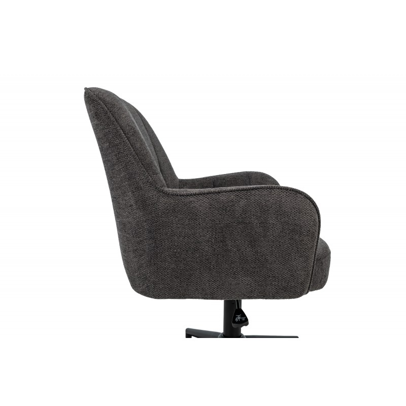 Крісло офісне O-10 темний графіт + чорний 
Vetro