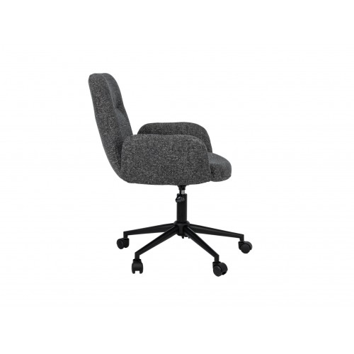 Крісло офісне O-15 сірий маренго + чорний 
Vetro