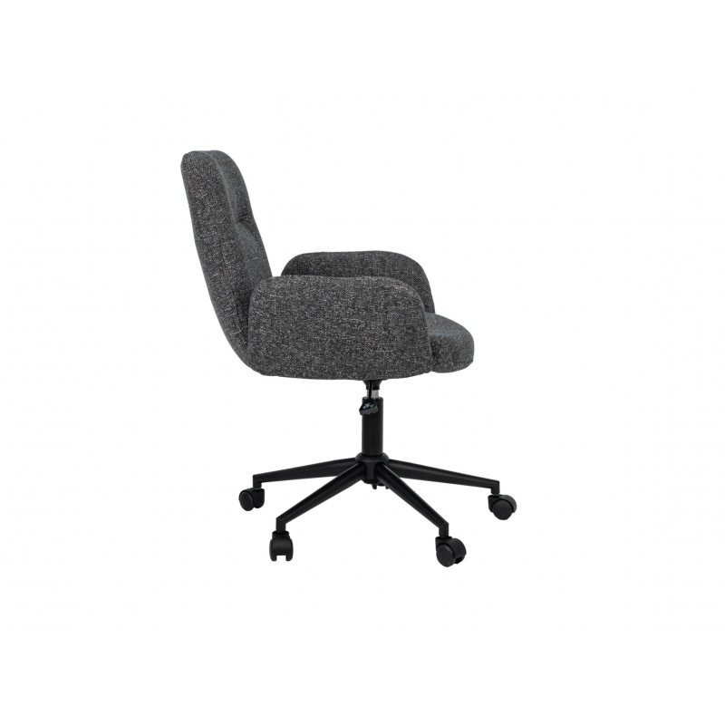Крісло офісне O-15 сірий маренго + чорний 
Vetro