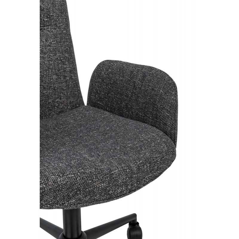 Крісло офісне O-15 сірий маренго + чорний 
Vetro