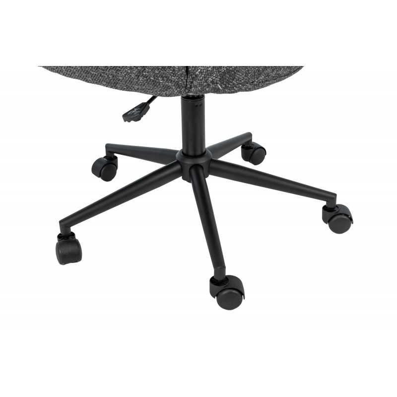 Крісло офісне O-15 сірий маренго + чорний 
Vetro