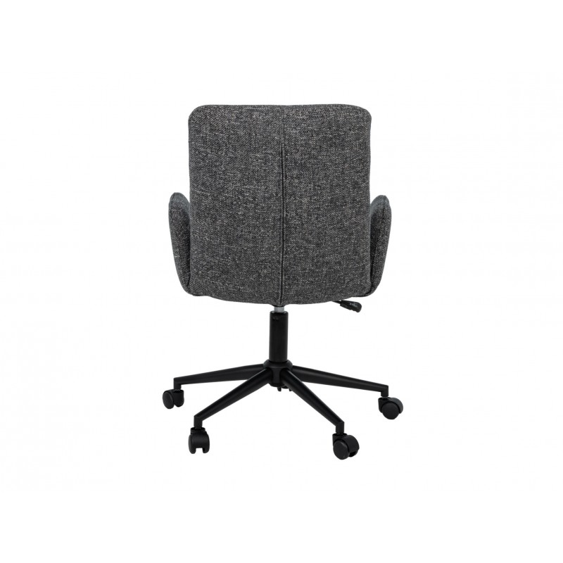 Крісло офісне O-15 сірий маренго + чорний 
Vetro