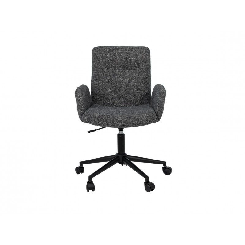 Крісло офісне O-15 сірий маренго + чорний 
Vetro