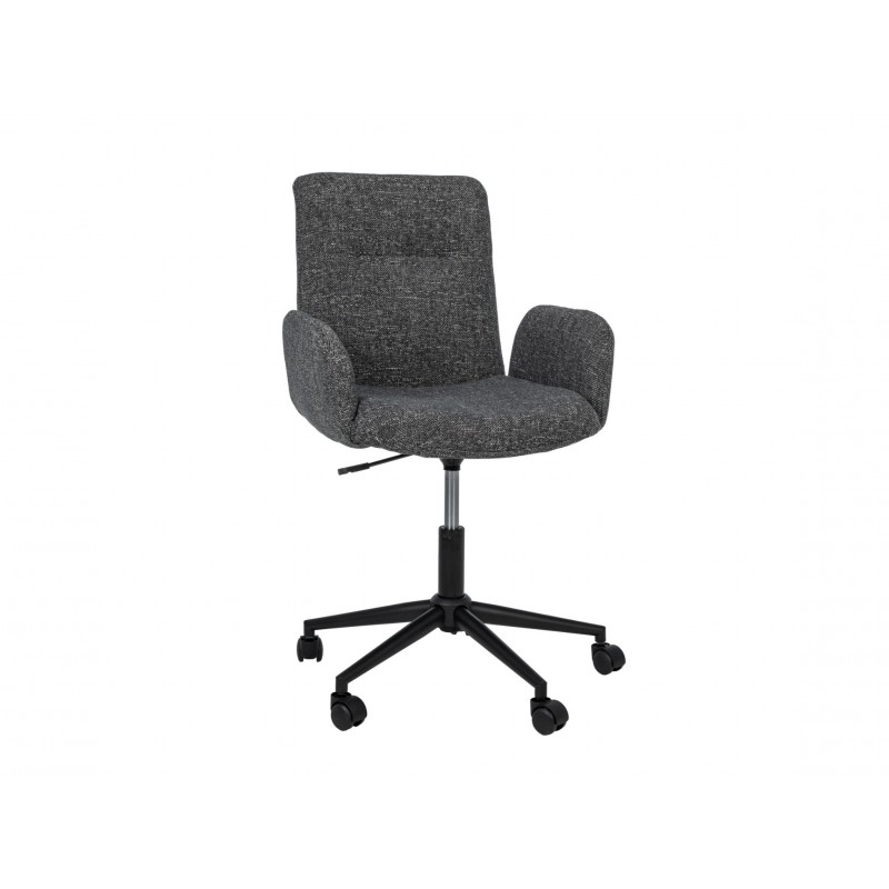 Крісло офісне O-15 сірий маренго + чорний 
Vetro
